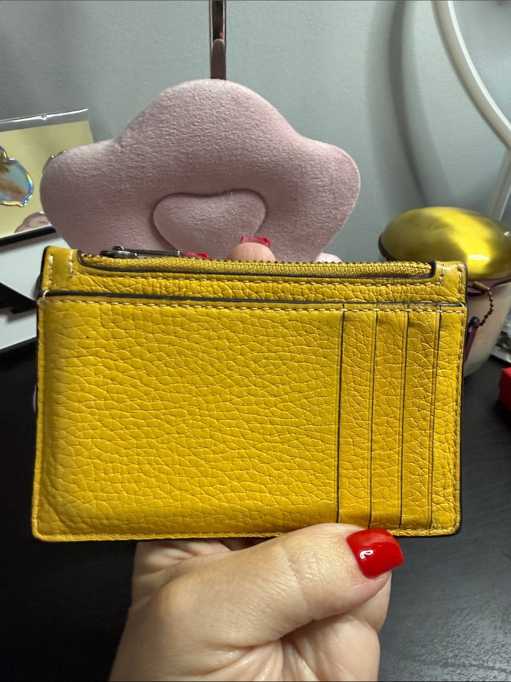 Coach Zip Card Case with Trompe L’oeil print - Picture 7 of 8